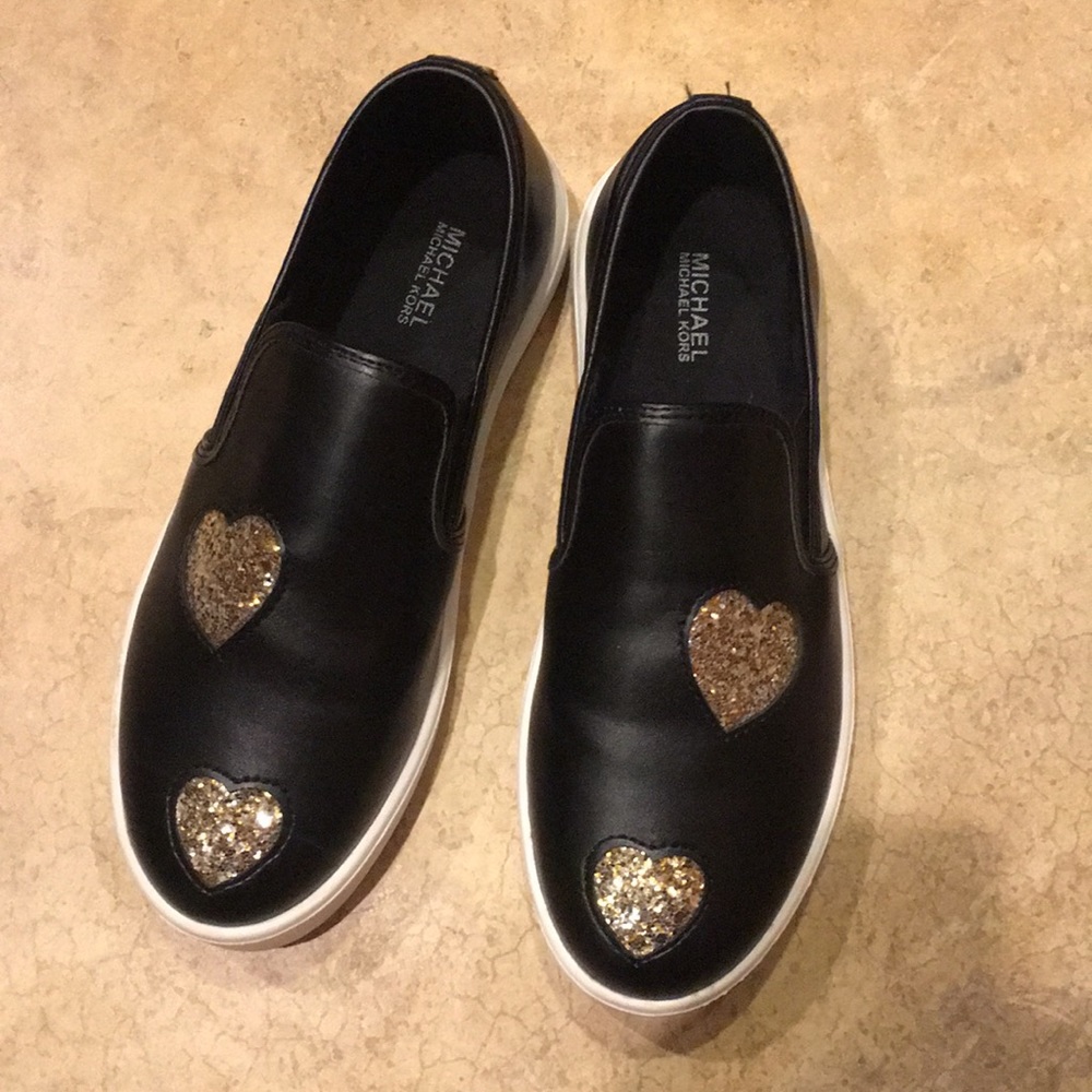 Little girls Michael Kors slip on shoes